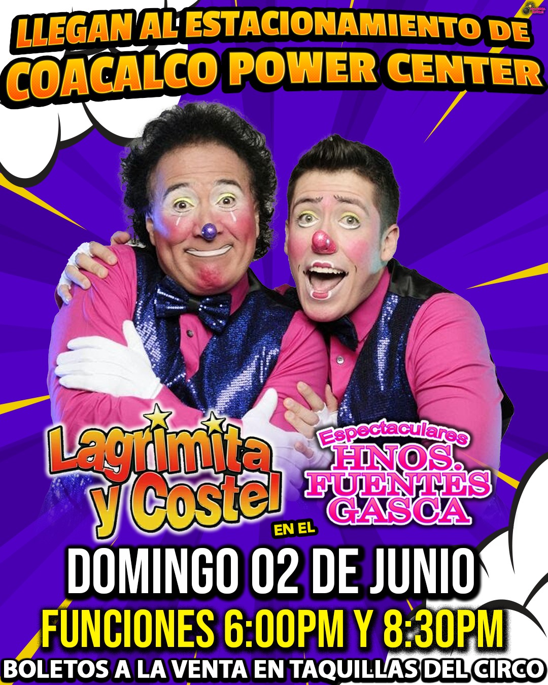 Palco lagrimita y costel circo fuentes gasca